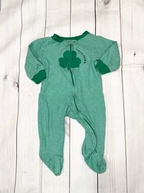 St Patricks Lucky Baby Pajamas - Size 9 Months